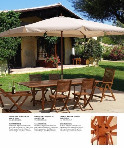 ombrellone legno sun 3x4 